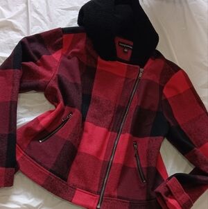 Rock & Republic Lumberjack Plaid Bright Heavy Jacket, Nearly New Condition, XXL